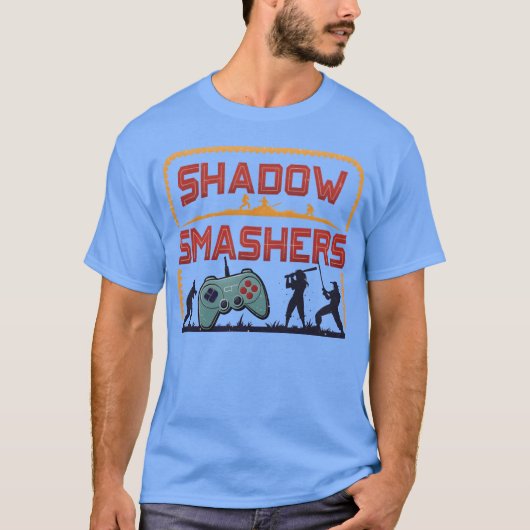 Shadow Smashers Retro Videospel cadeau T-shirt (Voorkant)