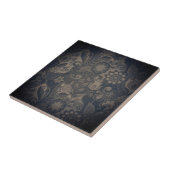 Shadow Smokey Charcoal Gray Tan Dark | Keramische  Tegeltje (Zijkant)