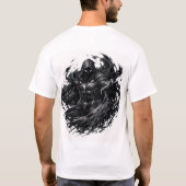 Shadow Stalker: Elite Darkness Superhero T-Shirt (Achterkant)