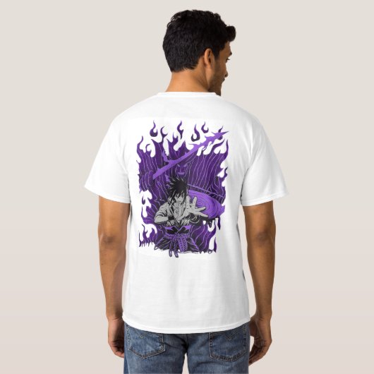 ⚔️🌌Shadow Storm Warrior ⚔️T-Shirt T-shirt (Achterkant volledig)