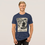 Shadow Strike Samurai Ink Art Tri-Blend Shirt (Voorkant volledig)