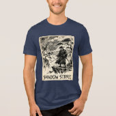 Shadow Strike Samurai Ink Art Tri-Blend Shirt (Voorkant)