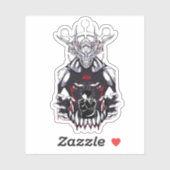 🌑 Shadow Summoner Sticker – Anime-Inspired Vinyl  (Vel)