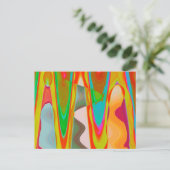 Shadow Talk - Acryl Oosterse kleur kunst Briefkaart (Staand voorkant)