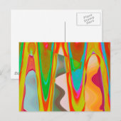 Shadow Talk - Acryl Oosterse kleur kunst Briefkaart (Voorkant / Achterkant)