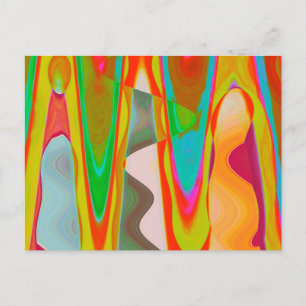 Shadow Talk - Acryl Oosterse kleur kunst Briefkaart