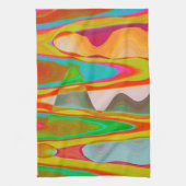 Shadow Talk - Acryl Oriental Color Art Theedoek (Verticaal)