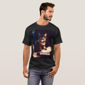 Shadow the Wise Cat – Bewaarder van Geheimen T-shirt (Voorkant volledig)