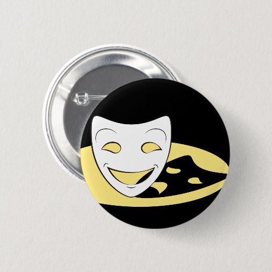 Shadow Theater Mmaskers Button (Voorkant /achterkant)