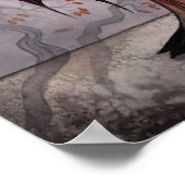 Shadow Trees Gothic Fairy Vampire Art Poster (Hoek)