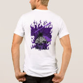 🔥🌑Shadow Warlord & Spirit Armor T-Shirt🌑 Tri-Blend Shirt (Achterkant)