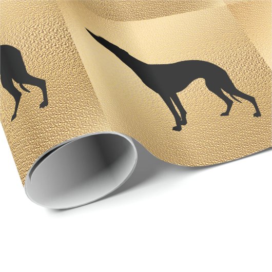 Shadow Whippet Cadeaupapier (Rol Hoek)
