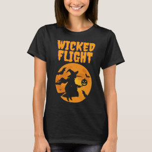 Shadow Witch Halloween T-Shirt – Vliegende Heksen