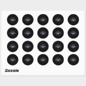 Shadow Wizard Geld Bende Voor En Ronde Sticker (Vel)