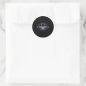 Shadow Wizard Geld Bende Voor En Ronde Sticker (Tas)