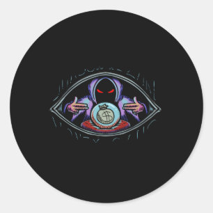 Shadow Wizard Geld Bende Voor En Ronde Sticker