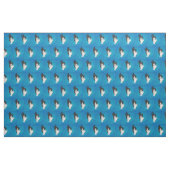 Shadow Wolf op Blue Stof (Fat Quarter)