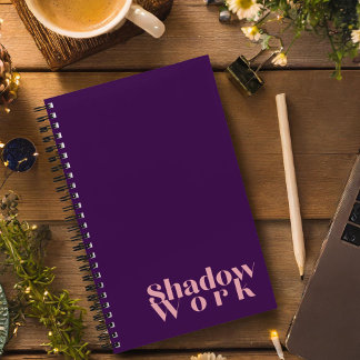 Shadow Work Midnight Paarse Journal Notitieboek