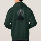 Shadowblade Hoodie – Dark Back Design Unleashed (Achterkant)