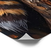 Shadowed Ascent: wasbeer in de schemerboom Poster (Hoek)