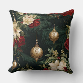 Shadowed Ballet Christmas Botanical Kussen