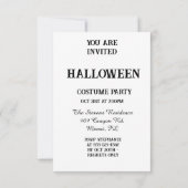 Shadowed Soiree: Pas je schemering aan in Hallowee Kaart (Achterkant)