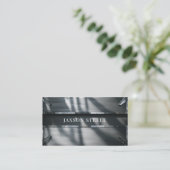 Shadowed Steel Industrial Professional Visitekaartje (Staand voorkant)