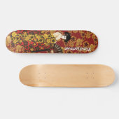 ShadowedMasters_Geisha_red Skateboard (Horizontaal)