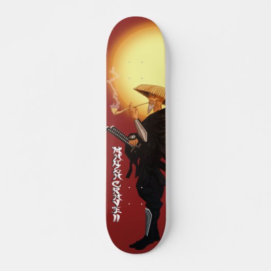 ShadowedMasters_GrandMastersunrise_1_red Persoonlijk Skateboard (Voorkant)
