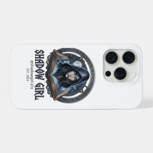 shadowgirl iPhone hoesje (Achterkant horizontaal)