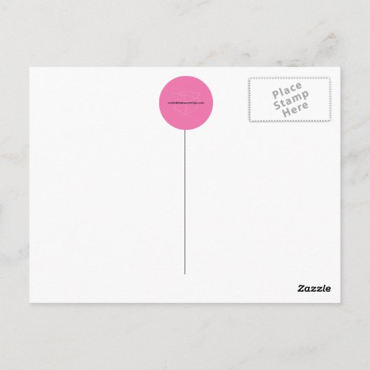 Shadowing Chippewa (roze) Briefkaart (Achterkant)