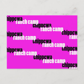 Shadowing Chippewa (roze) Briefkaart