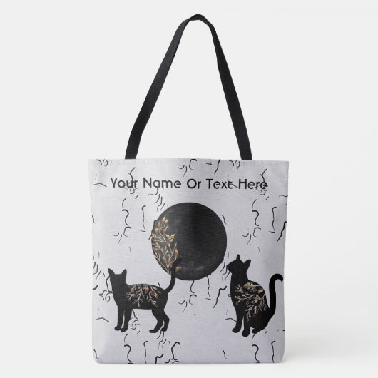 Shadowing Moon Tote Bag (Voorkant)