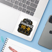 ShadowPack Creations 10-8 (In Dienst) Sticker (Laptop met iPhone)