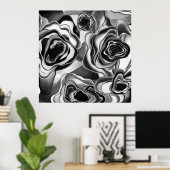 ShadowROSE Poster afdrukken (Thuiskantoor)