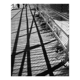 'Shadows and Fences'  Fotoprint Foto Afdruk