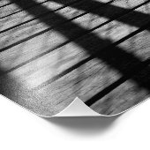 'Shadows and Fences' Fotoprint Foto Afdruk (Hoek)