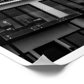 Shadows and Steel: The Silent Giant in the City Poster (Hoek)