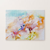 "Shadows in Pastels" Hummingbird Print Legpuzzel (Horizontaal)