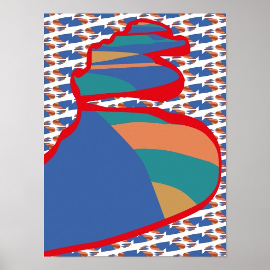 Shadows Rockodromo Cars by Masanser Pixelat Poster (Voorkant)