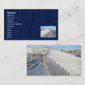 Shadows, Sand Dunes en Fences Visitekaartje (Voorkant / Achterkant)