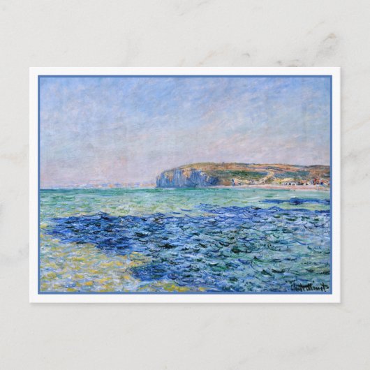 Shadows Zee Cliffs Pourville Claude Monet Briefkaa Briefkaart (Voorkant)