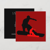 shadowstance : sneeuwboarding kaart (Voorkant / Achterkant)