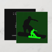 shadowstance : sneeuwboarding kaart (Voorkant / Achterkant)