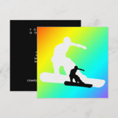 shadowstance : sneeuwboarding kaart (Voorkant / Achterkant)