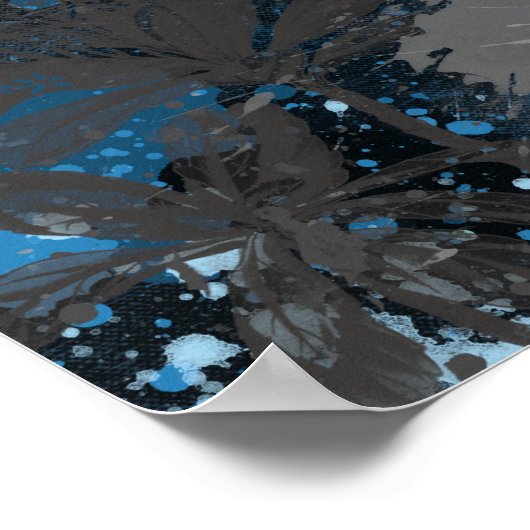 Shadowy Floral Poster (Hoek)