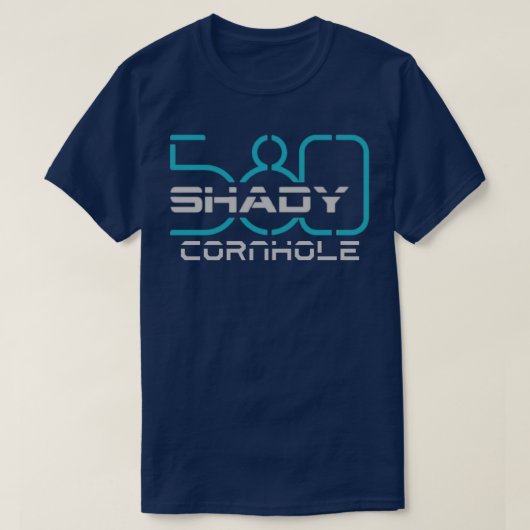 Shady 580 Blue T-shirt (Design voorkant)