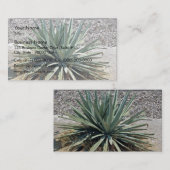 Shady aloe vera op een zonnige dag visitekaartje (Voorkant / Achterkant)