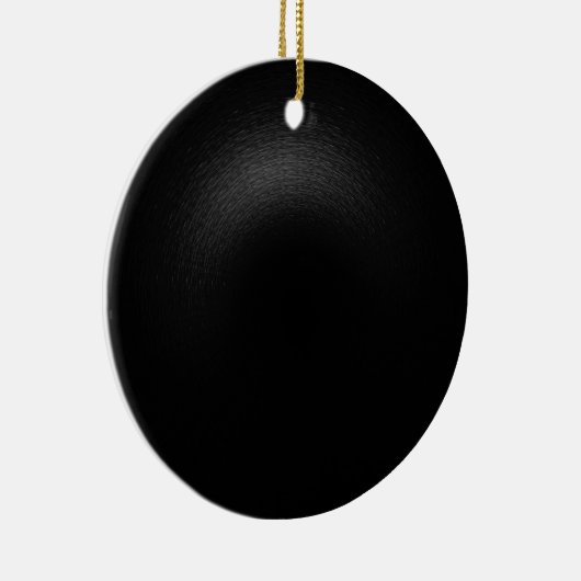 Shady Black - Creëer Uw eigen Keramisch Ornament (Rechts)