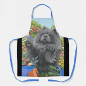 SHADY Blue Chow All-Over Print Schort (Voorkant)